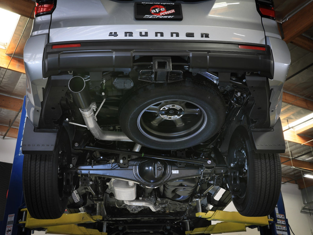 aFe Vulcan Series 2-1/2 IN to 3 IN 304 Stainless Steel Cat-Back Exhaust System w/ Black Tip - Toyota 4Runner 2025-2026