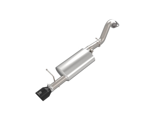 aFe Takeda 2-1/2 IN 304 Stainless Steel Axle-Back Exhaust System w/ Black Tip - Toyota Corolla 2014-2019