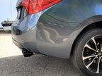 aFe Takeda 2-1/2 IN 304 Stainless Steel Axle-Back Exhaust System w/ Black Tip - Toyota Corolla 2014-2019