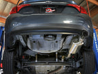 aFe Takeda 2-1/2 IN 304 Stainless Steel Axle-Back Exhaust System w/ Black Tip - Toyota Corolla 2014-2019