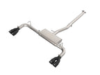 aFe Takeda 2-1/2 IN 304 Stainless Steel Cat-Back Exhaust System w/ Black Tip - Lexus NX250 2022-2025