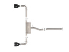aFe Takeda 2-1/2 IN 304 Stainless Steel Cat-Back Exhaust System w/ Black Tip - Lexus NX250 2022-2025