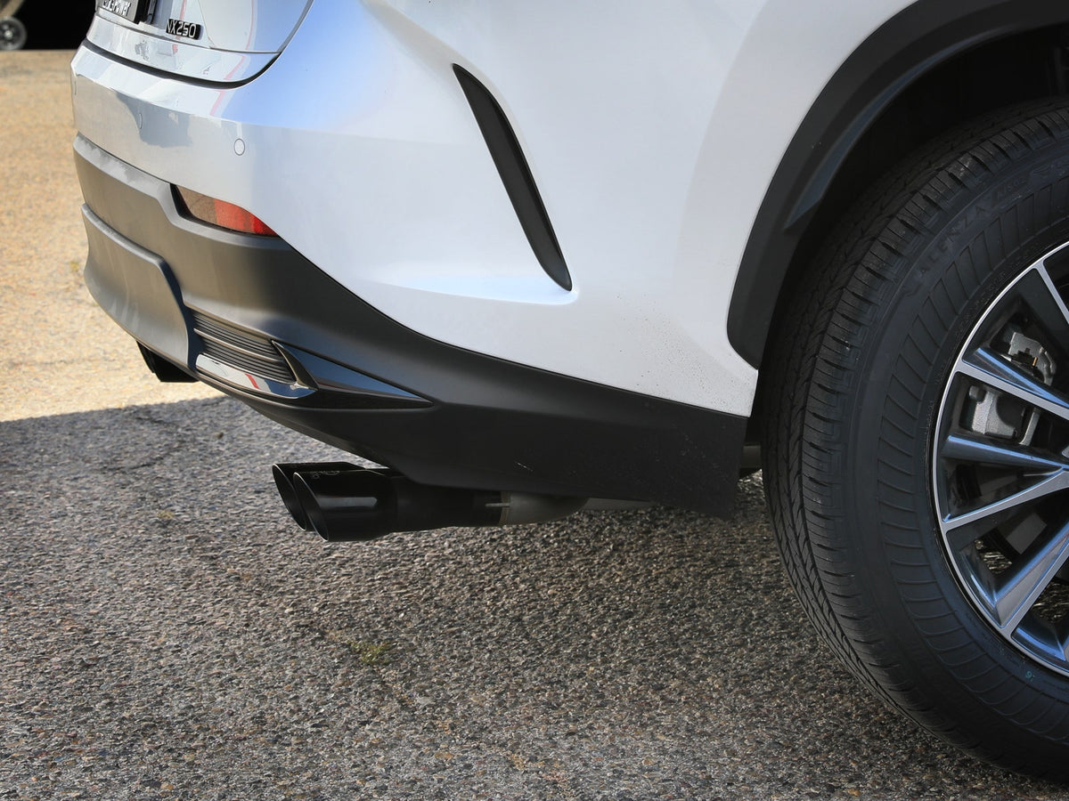 aFe Takeda 2-1/2 IN 304 Stainless Steel Cat-Back Exhaust System w/ Black Tip - Lexus NX250 2022-2025