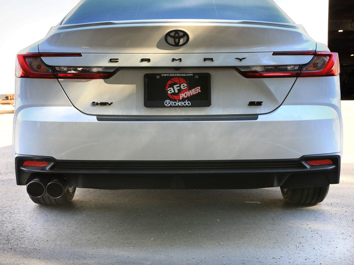 aFe Takeda 2-1/2 IN 304 Stainless Steel Cat-Back Exhaust w/ Black Tips - Toyota Camry 2025-2026