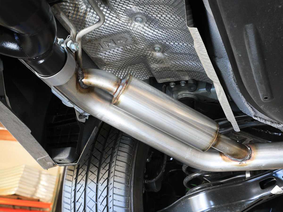 aFe Takeda 2-1/2 IN 304 Stainless Steel Cat-Back Exhaust w/ Black Tips - Toyota Camry 2025-2026
