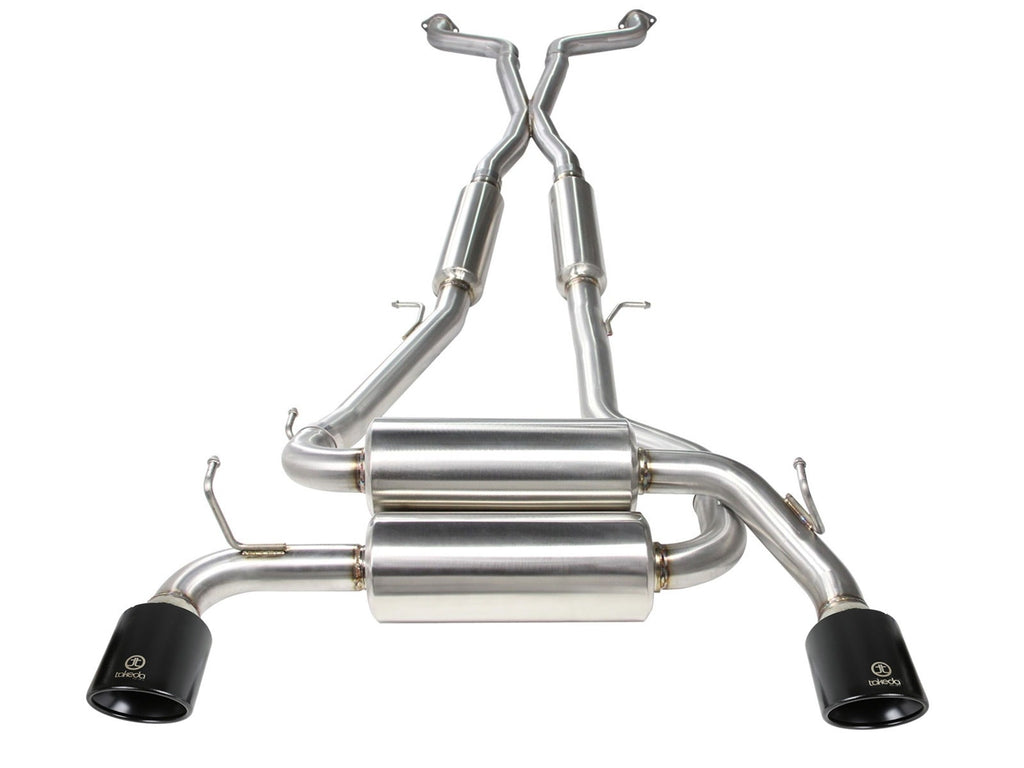 aFe Takeda 2-1/2 IN 304 Stainless Steel Cat-Back Exhaust System - Infiniti G37 Coupe 2008-2013 / Q60 2014-2016