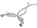 aFe Takeda 2-1/2 IN 304 Stainless Steel Cat-Back Exhaust System - Nissan 370Z 2009-2020