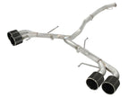 aFe Takeda 3 IN to 2-1/2 IN 304 Stainless Steel Cat-Back Exhaust System w/ Carbon Fiber Tips - Nissan GT-R (R35) 2009-2024