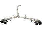 aFe Takeda 3 IN to 2-1/2 IN 304 Stainless Steel Cat-Back Exhaust System w/ Carbon Fiber Tips - Nissan GT-R (R35) 2009-2024