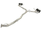 aFe Takeda 3 IN to 2-1/2 IN 304 Stainless Steel Cat-Back Exhaust System w/ Carbon Fiber Tips - Nissan GT-R (R35) 2009-2024