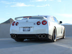 aFe Takeda 3 IN to 2-1/2 IN 304 Stainless Steel Cat-Back Exhaust System w/ Carbon Fiber Tips - Nissan GT-R (R35) 2009-2024