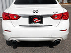 aFe Takeda 2-1/2 IN 304 Stainless Steel Cat-Back Exhaust System - Infiniti Q50 2016-2024