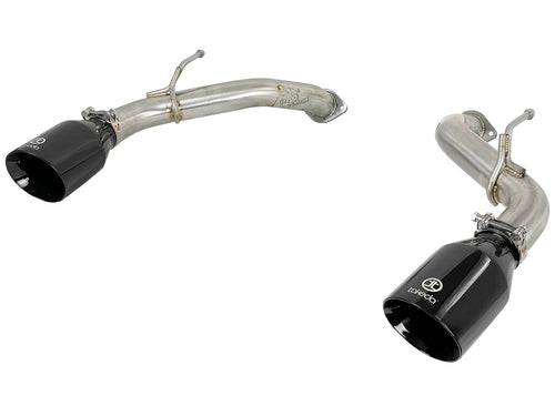 aFe Takeda 2-1/2 IN 304 Stainless Steel Axle-Back Exhaust System - Infiniti Q60 2017-2022