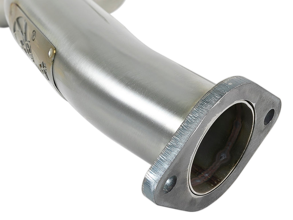 aFe Takeda 2-1/2 IN 304 Stainless Steel Axle-Back Exhaust System - Infiniti Q60 2017-2022