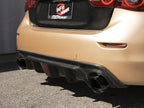 aFe Takeda 2-1/2 IN 304 Stainless Steel Cat-Back Exhaust System w/ Black Tip - Infiniti Q50 (V37) 2014-2015