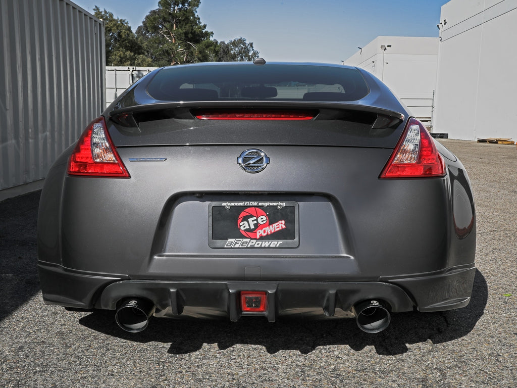 aFe Takeda 2-1/2 IN 304 Stainless Steel Cat-Back Exhaust System w/ Black Tip - Nissan 370Z 2009-2020