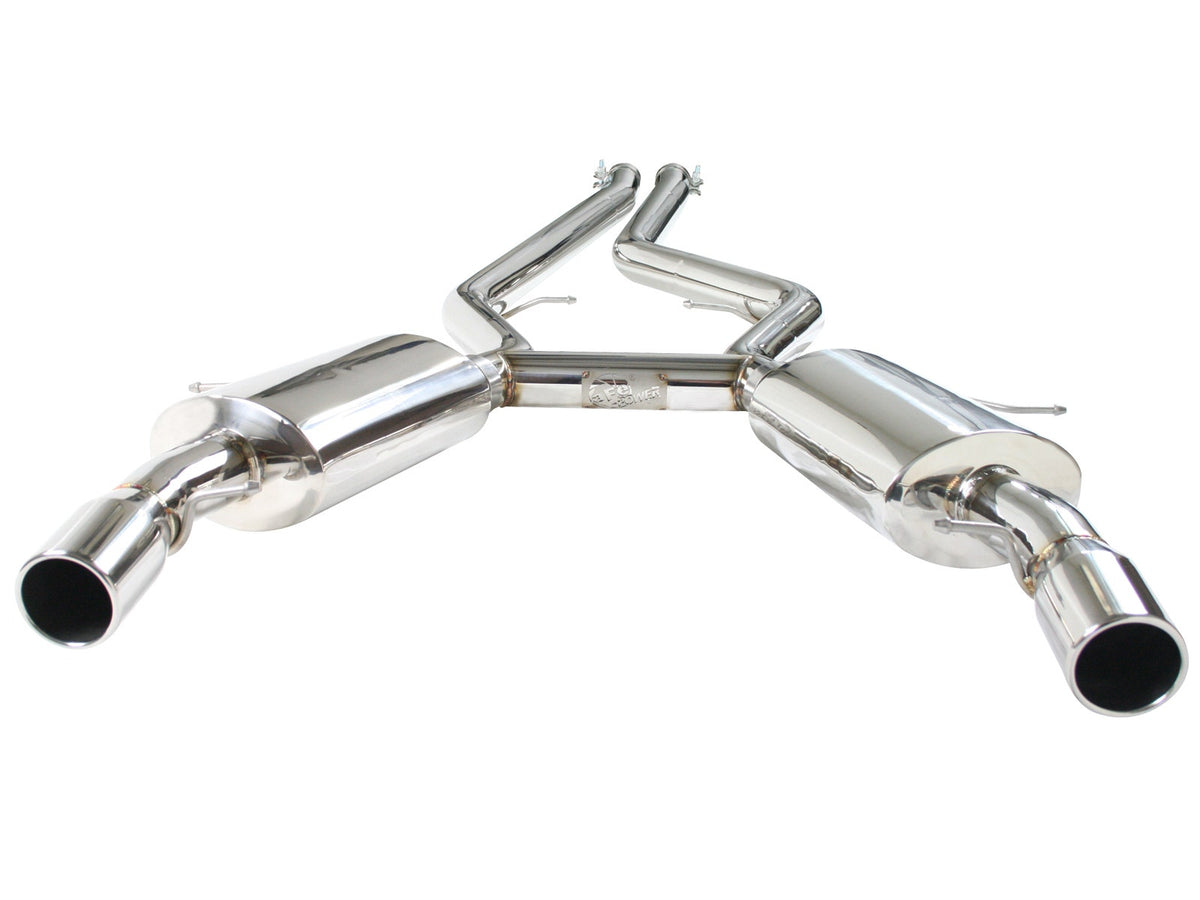 aFe MACH Force-Xp 2-3/4 IN 304 Stainless Steel Cat-Back Exhaust System - BMW 335i (E90/E92) 2007-2010
