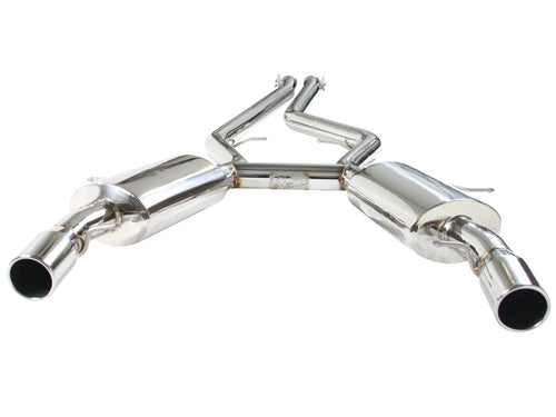 aFe MACH Force-Xp 2-3/4 IN 304 Stainless Steel Cat-Back Exhaust System - BMW 335i (E90/E92) 2007-2010