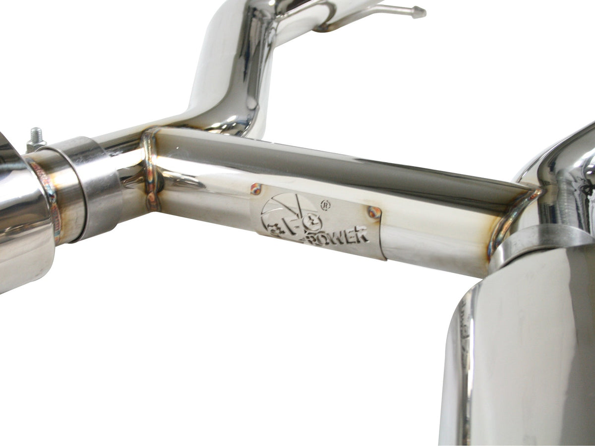aFe MACH Force-Xp 2-3/4 IN 304 Stainless Steel Cat-Back Exhaust System - BMW 335i (E90/E92) 2007-2010