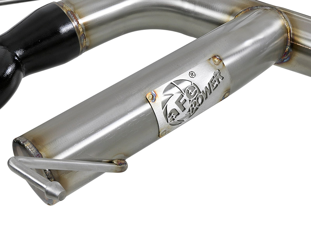 aFe MACH Force-Xp 3 IN 304 Stainless Steel Axle-Back Exhaust System - BMW 135i (E82/E88) 2008-2013