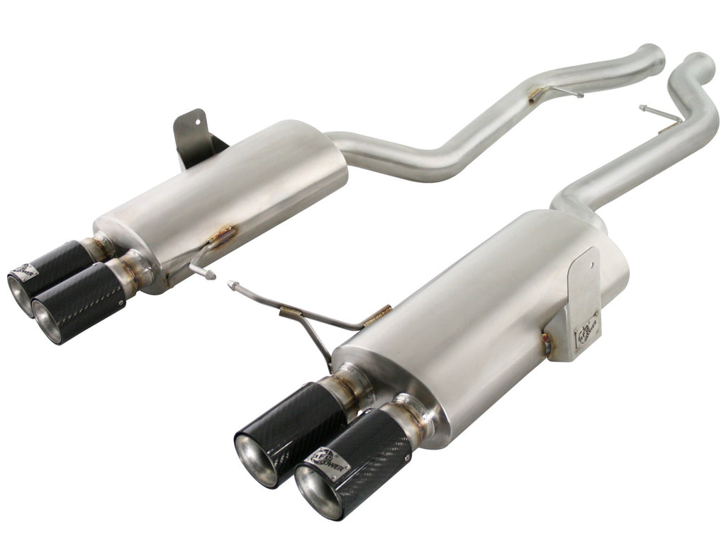aFe MACH Force-Xp 2-1/2 IN 304 Stainless Steel Cat-Back Exhaust System - BMW M3 (E90) 2008-2011