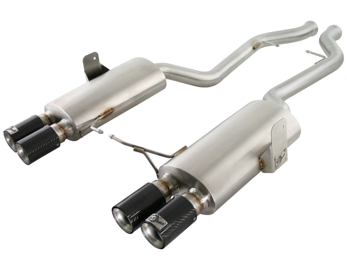 aFe MACH Force-Xp 2-1/2 IN 304 Stainless Steel Cat-Back Exhaust System - BMW M3 (E90) 2008-2011