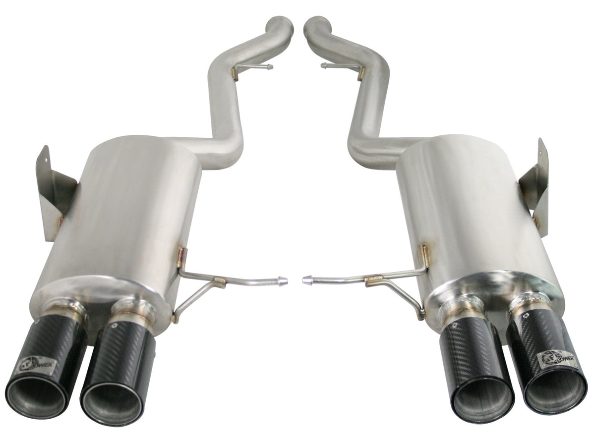 aFe MACH Force-Xp 2-1/2 IN 304 Stainless Steel Cat-Back Exhaust System - BMW M3 (E92/E93) 2008-2013