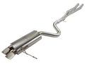 aFe MACH Force-Xp 2-1/2 IN 304 Stainless Steel Cat-Back Exhaust System - BMW 328i (E92/E93) 2007-2013