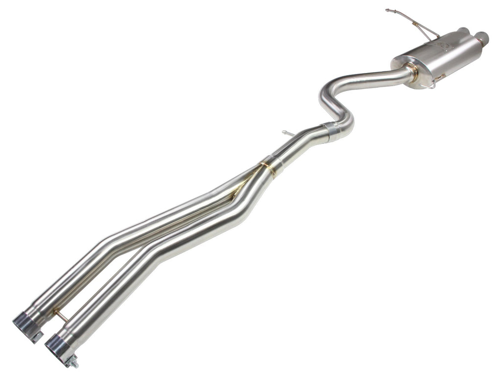 aFe MACH Force-Xp 2-1/2 IN 304 Stainless Steel Cat-Back Exhaust System - BMW 328i (E92/E93) 2007-2013