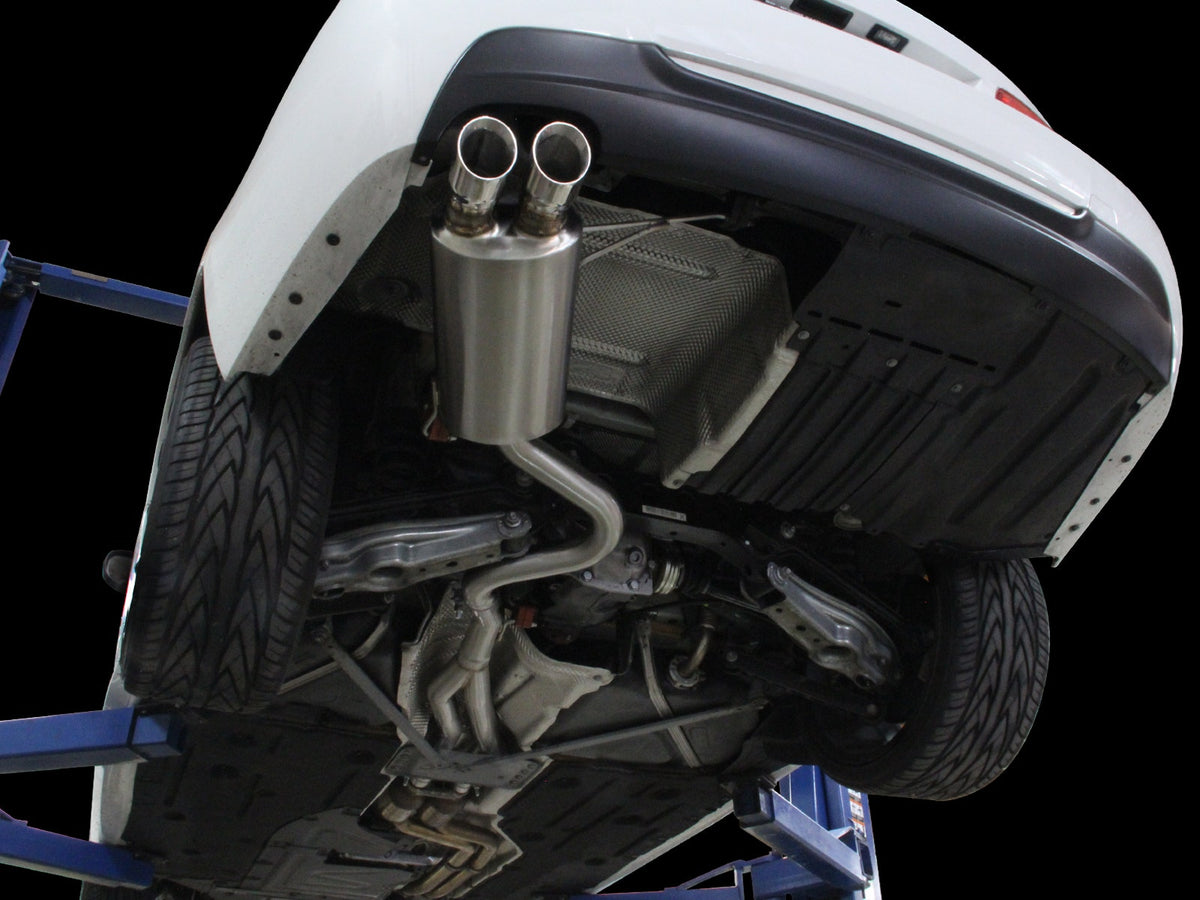 aFe MACH Force-Xp 2-1/2 IN 304 Stainless Steel Cat-Back Exhaust System - BMW 328i (E92/E93) 2007-2013
