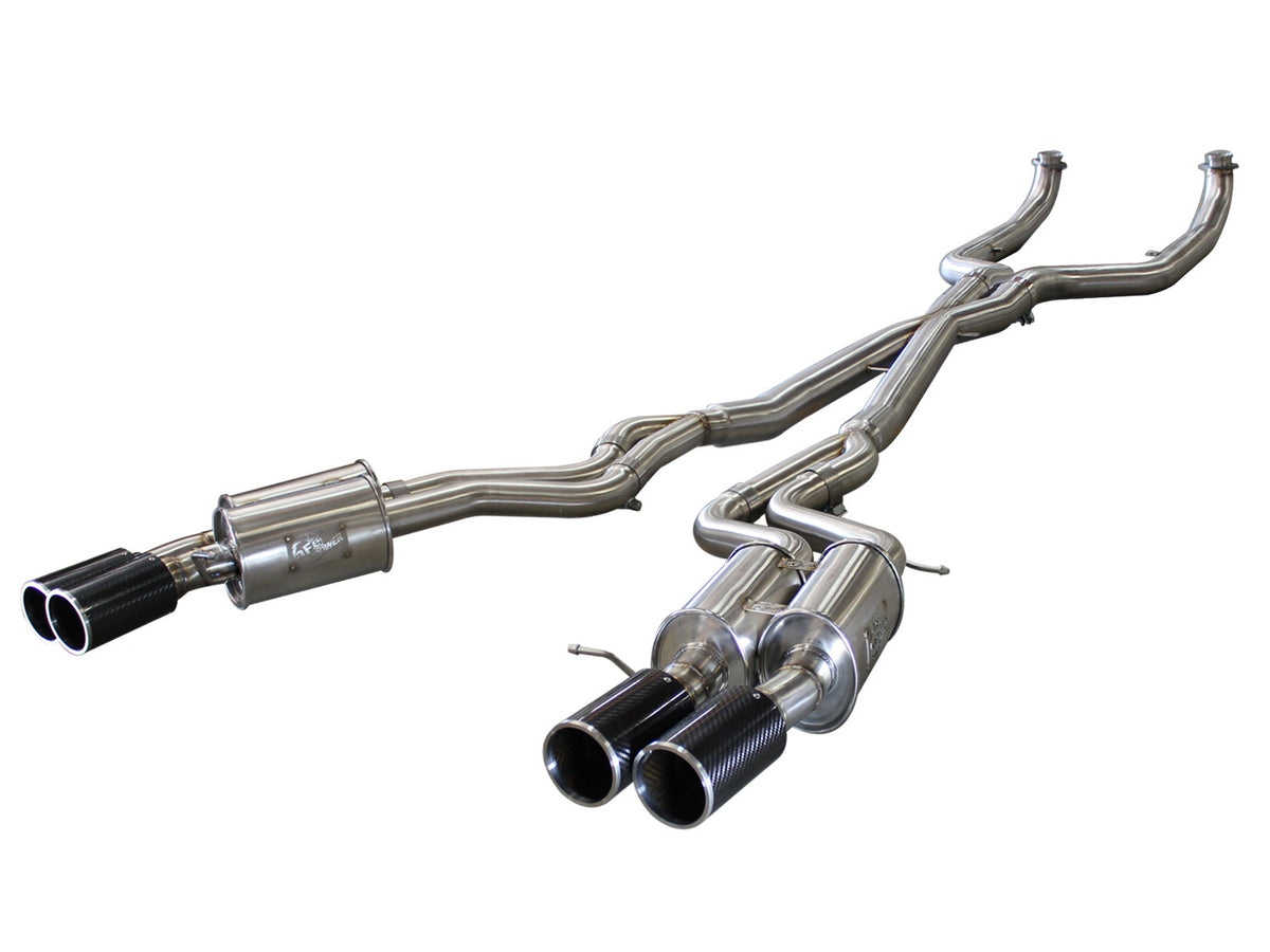 aFe MACH Force-Xp 3 IN 304 Stainless Steel Cat-Back Exhaust System - BMW M5 (F10) 2012-2016