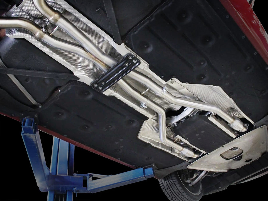 aFe MACH Force-Xp X-Pipe 2-1/2 IN 304 Stainless Steel w/ Cat & Resonator - BMW M3 (E90/E92/E93) 2008-2013