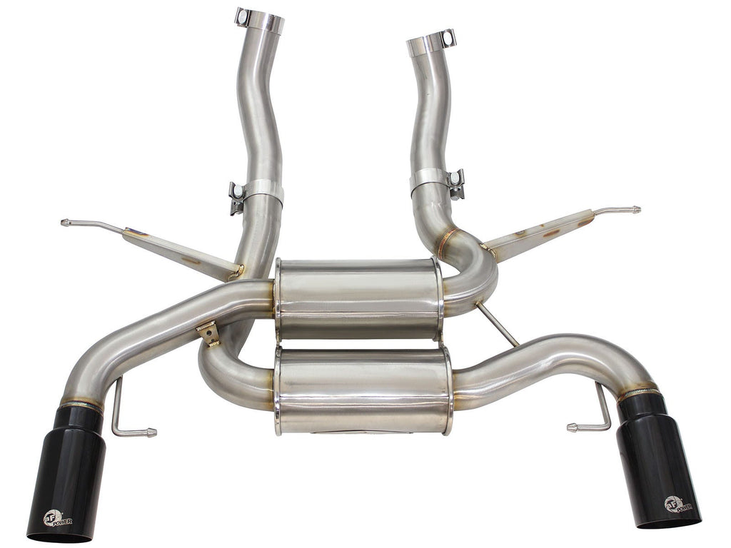 aFe MACH Force-Xp 2-1/2 IN 304 Stainless Steel Axle-Back Exhaust System - BMW 335i (E90/E92) 2007-2013