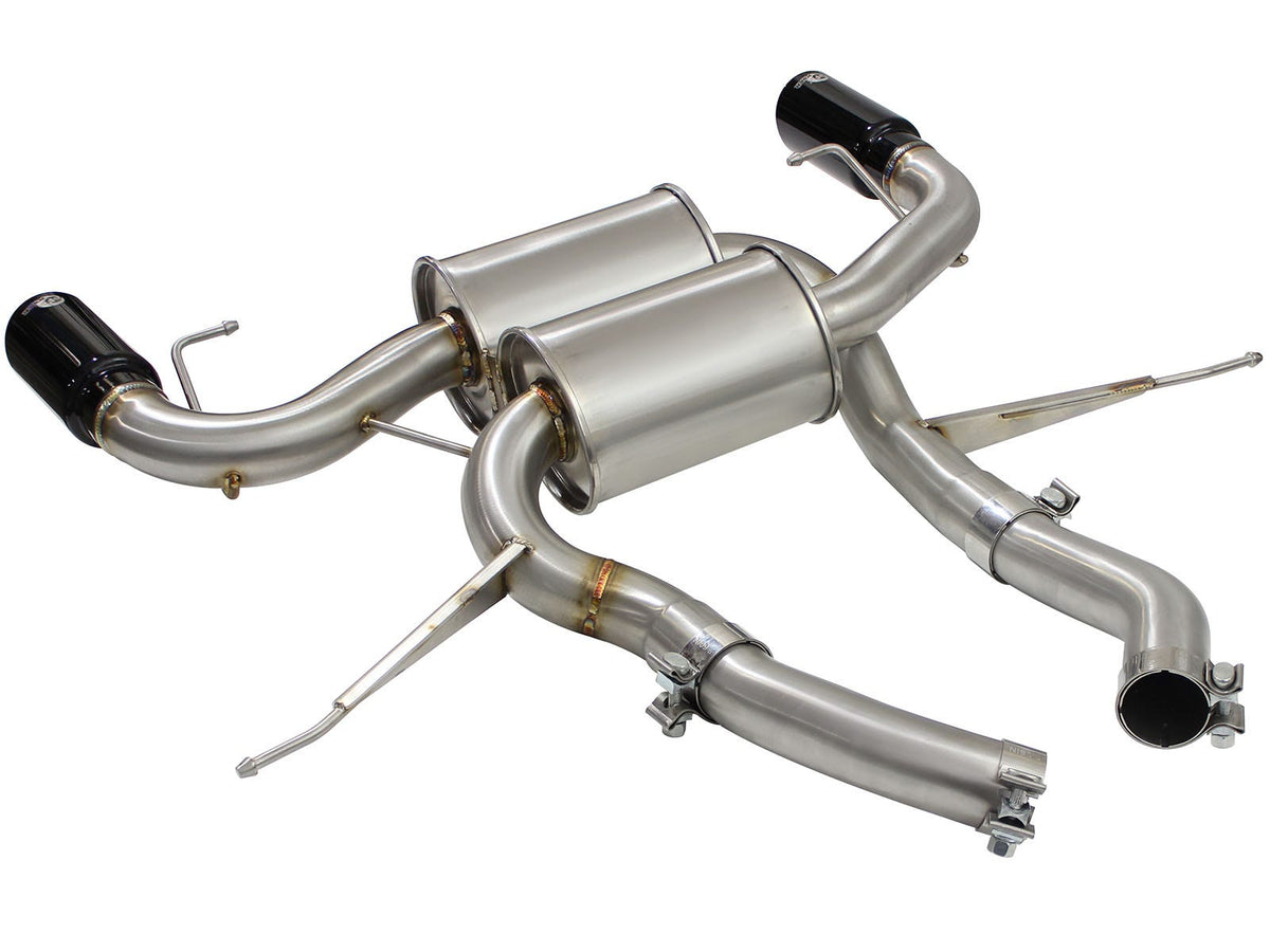 aFe MACH Force-Xp 2-1/2 IN 304 Stainless Steel Axle-Back Exhaust System - BMW 335i (E90/E92) 2007-2013