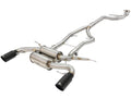 aFe MACH Force-Xp 3 IN to 2-1/2 IN 304 Stainless Steel Cat-Back Exhaust System - BMW 335i (E90/E92) 2011-2013