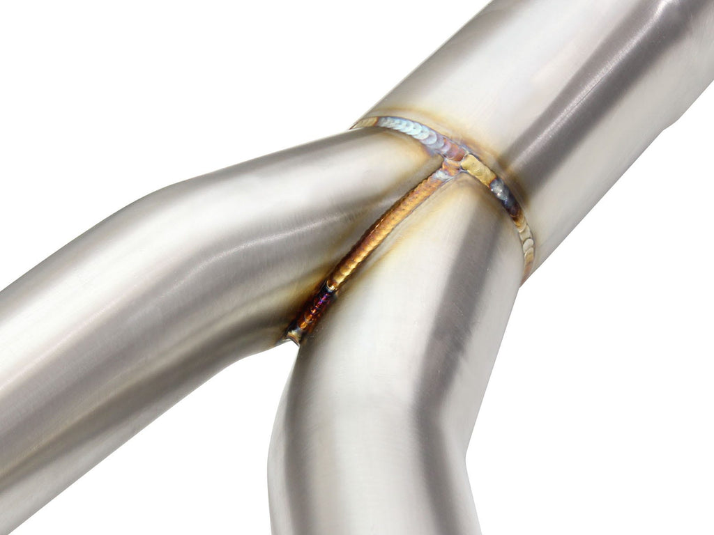 aFe MACH Force-Xp 3 IN to 2-1/2 IN 304 Stainless Steel Cat-Back Exhaust System - BMW 335i (E90/E92) 2011-2013