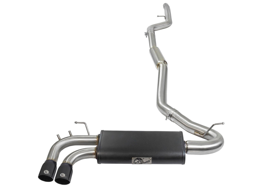 aFe MACH Force-Xp 3 IN to 2-1/4 IN 304 Stainless Steel Cat-Back Exhaust System - BMW 328i/428i (F30/F32) 2012-2016