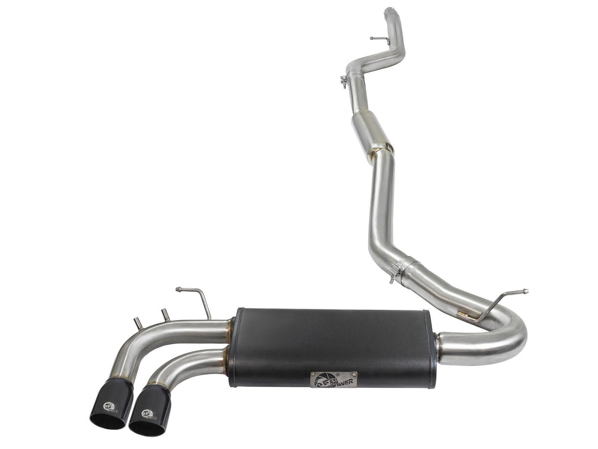 aFe MACH Force-Xp 3 IN to 2-1/4 IN 304 Stainless Steel Cat-Back Exhaust System - BMW 328i/428i (F30/F32) 2012-2016