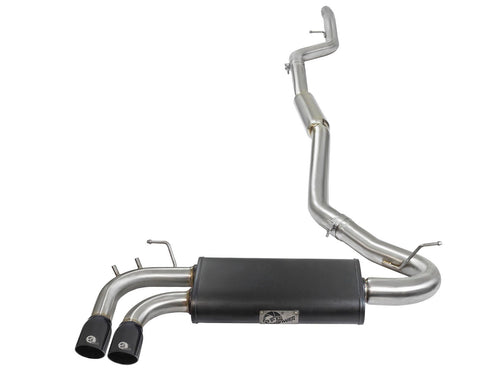 aFe MACH Force-Xp 3 IN to 2-1/4 IN 304 Stainless Steel Cat-Back Exhaust System - BMW 328i/428i (F30/F32) 2012-2016