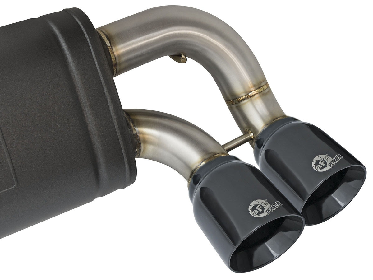 aFe MACH Force-Xp 3 IN to 2-1/2 IN 304 Stainless Steel Cat-Back Exhaust System - BMW M2 (F87) 2016-2018
