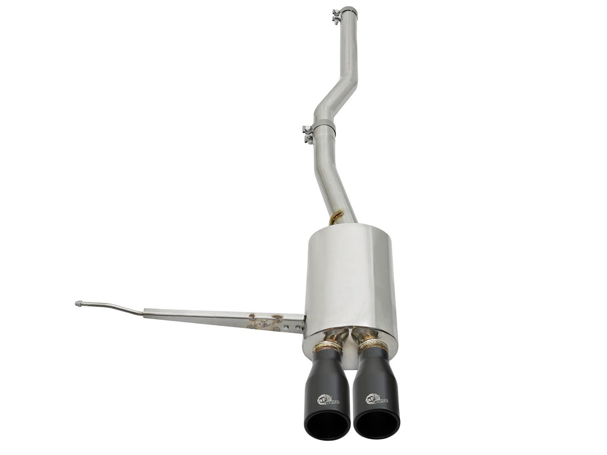 aFe MACH Force-Xp 2-1/2 IN 304 Stainless Steel Cat-Back Exhaust System - MINI Cooper S (F56/57) 2015-2024