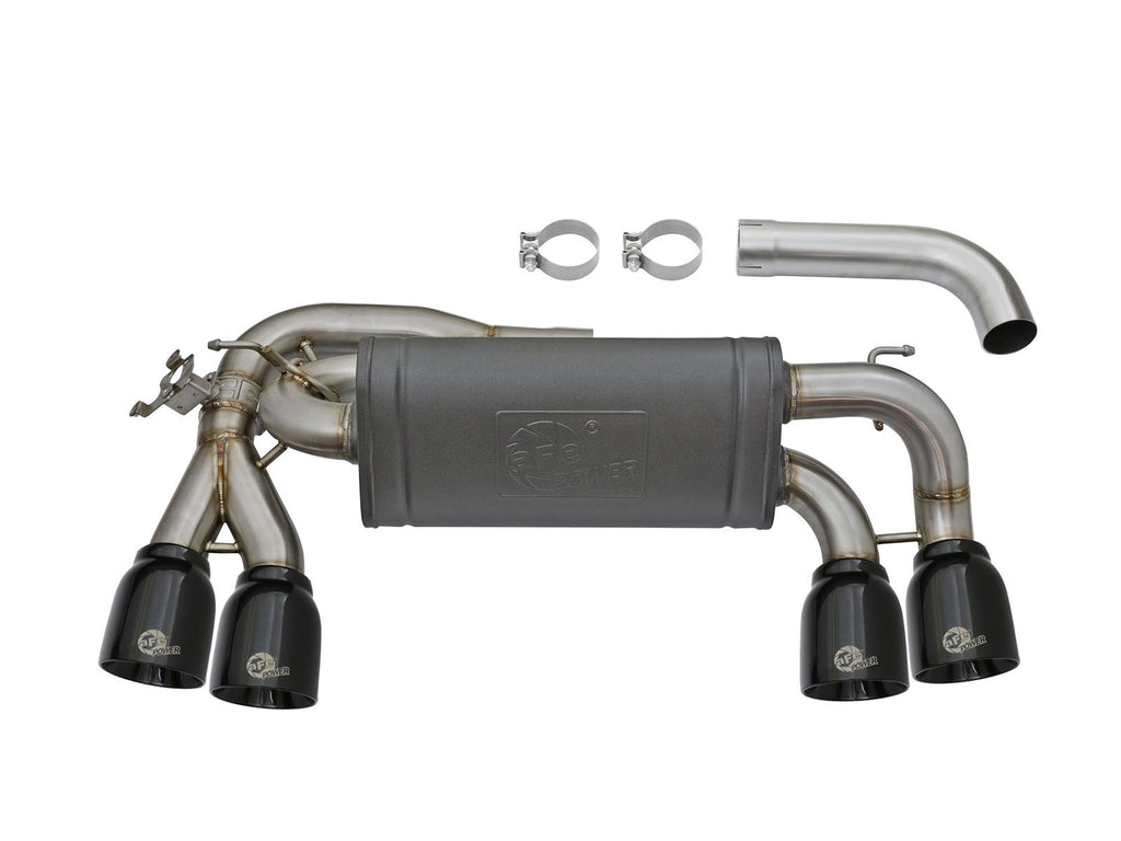 aFe MACH Force-Xp 3 IN to 2-1/2 IN 304 Stainless Steel Axle-Back Exhaust System - BMW M2 (F87) 2016-2018