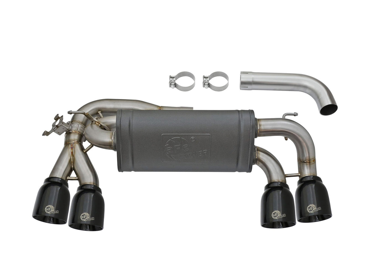aFe MACH Force-Xp 3 IN to 2-1/2 IN 304 Stainless Steel Axle-Back Exhaust System - BMW M2 (F87) 2016-2018