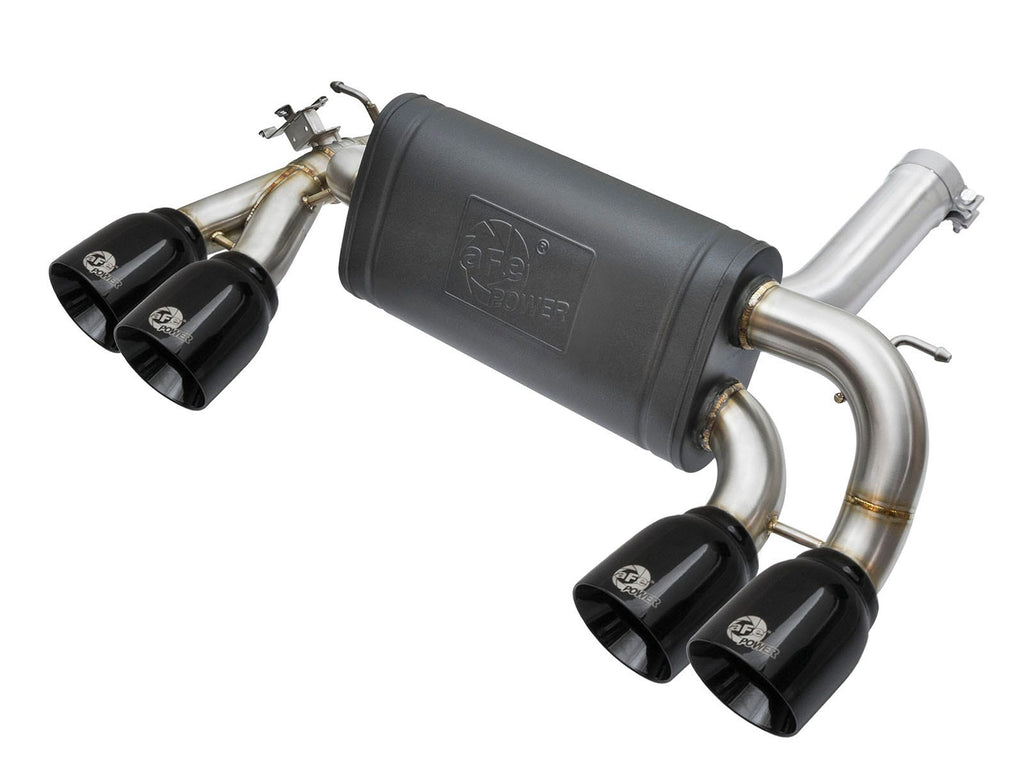 aFe MACH Force-Xp 3 IN to 2-1/2 IN 304 Stainless Steel Axle-Back Exhaust System - BMW M2 (F87) 2016-2018