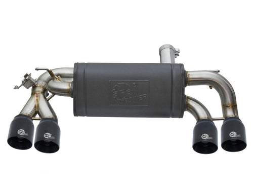 aFe MACH Force-Xp 3 IN to 2-1/2 IN 304 Stainless Steel Axle-Back Exhaust System - BMW M2 (F87) 2016-2018