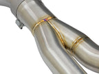 aFe MACH Force-Xp 3 IN to 2-1/2 IN 304 Stainless Steel Axle-Back Exhaust System - BMW M2 (F87) 2016-2018
