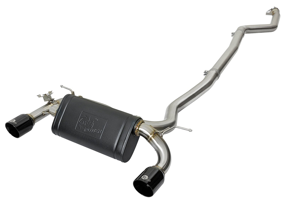 aFe MACH Force-Xp 3 IN to 2-1/2 IN 304 Stainless Steel Cat-Back Exhaust System - BMW 340i (F30) /440i (F32/33) 2016-2020