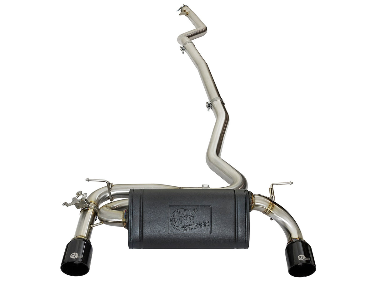 aFe MACH Force-Xp 3 IN to 2-1/2 IN 304 Stainless Steel Cat-Back Exhaust System - BMW 340i (F30) /440i (F32/33) 2016-2020
