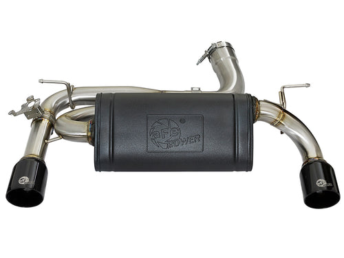 aFe MACH Force-Xp 3 IN to 2-1/2 IN 304 Stainless Steel Axle-Back Exhaust System - BMW 340i (F30) /440i (F32/33) 2016-2020