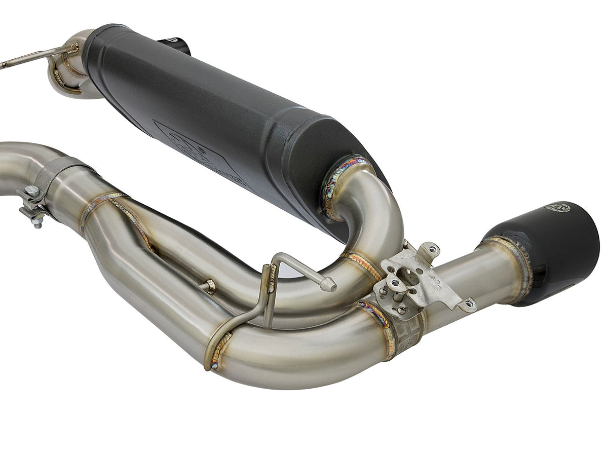 aFe MACH Force-Xp 3 IN to 2-1/2 IN 304 Stainless Steel Axle-Back Exhaust System - BMW 340i (F30) /440i (F32/33) 2016-2020